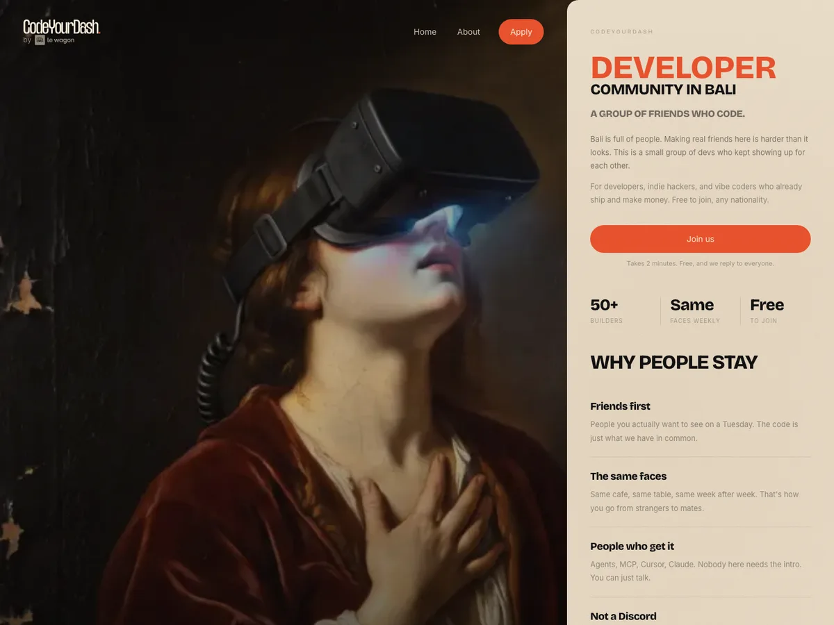 CodeYourDash website