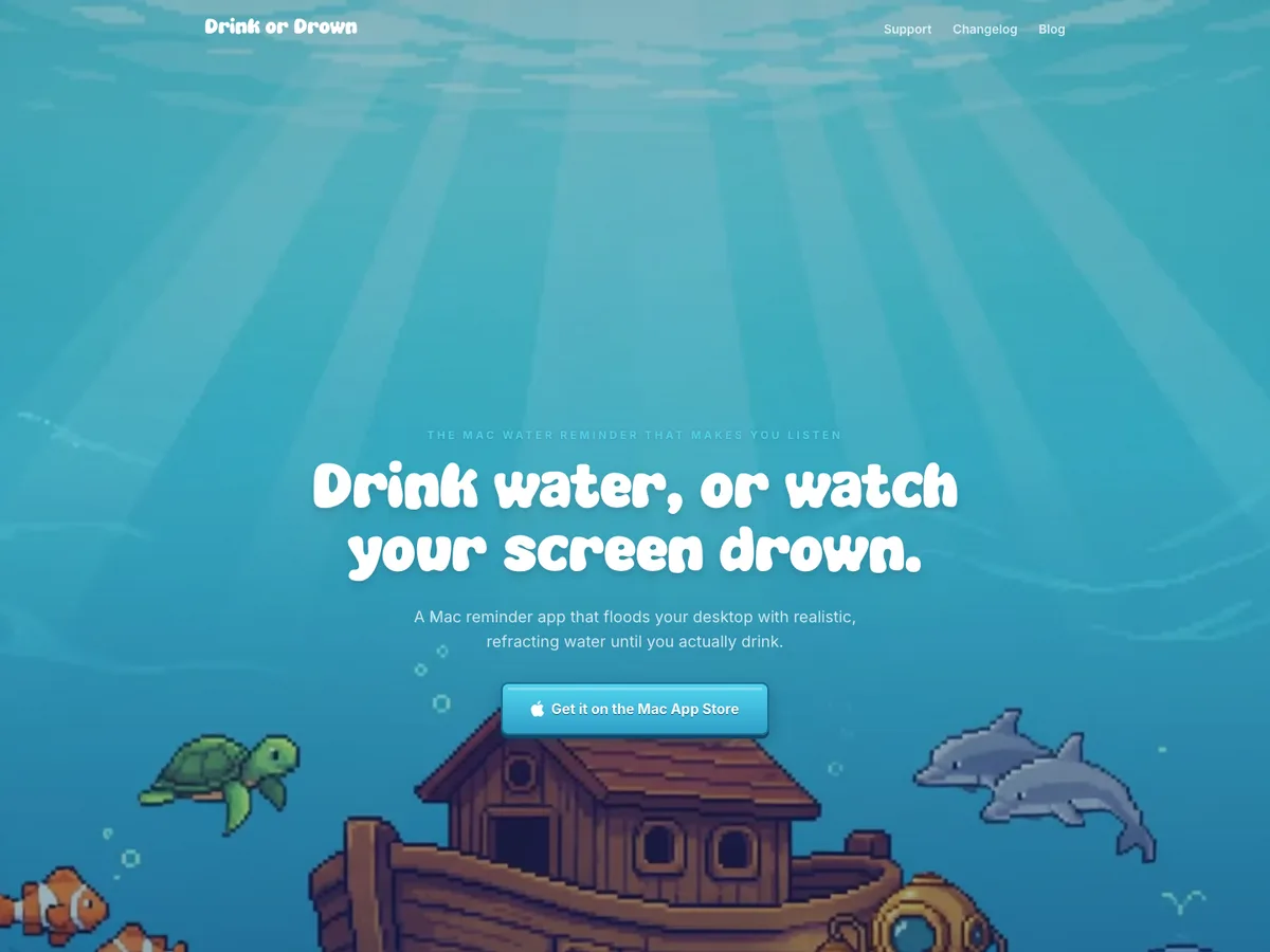 Drink or Drown website